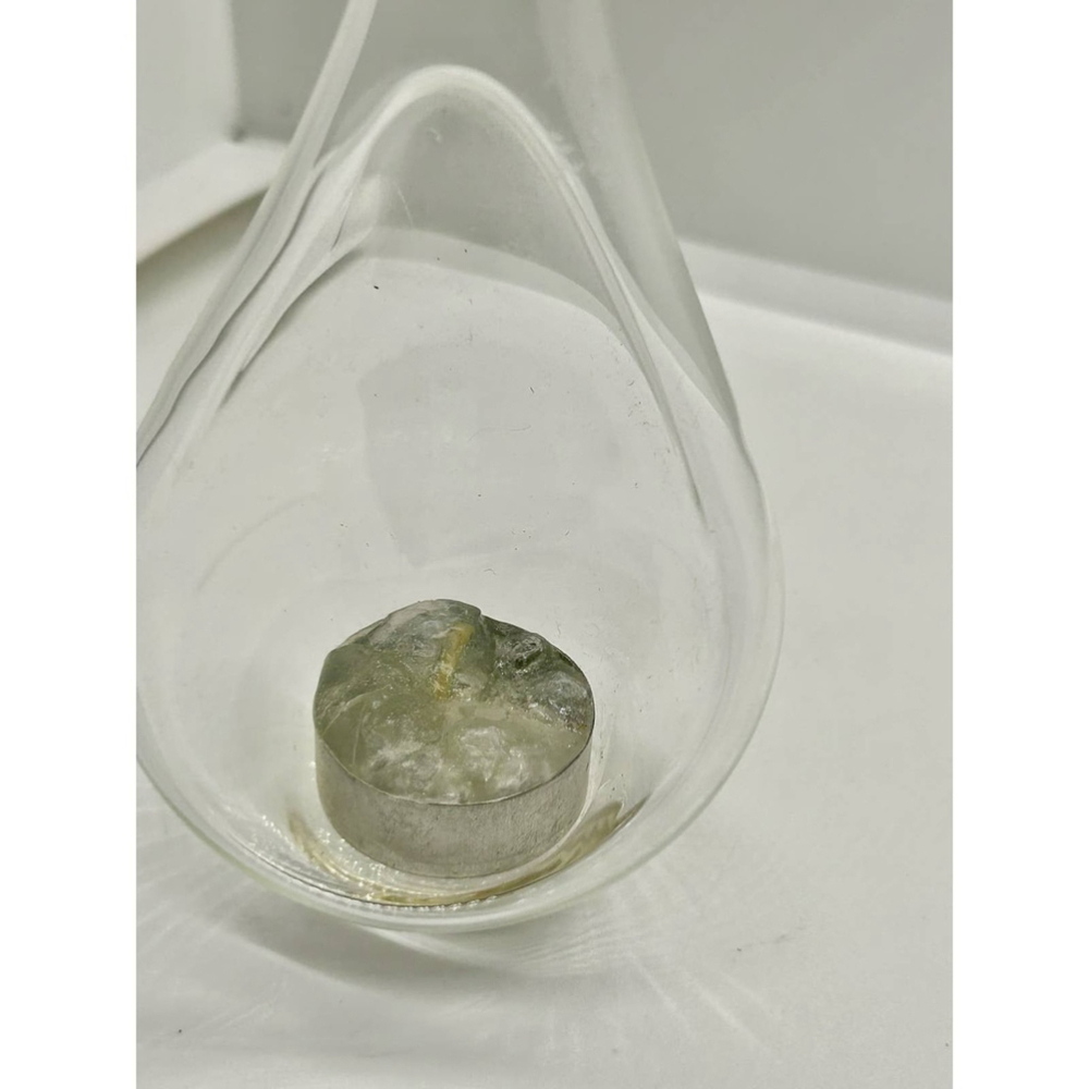 Set Of 2 Glass Diffuser Teardrop Christmas Ornament Essential Oils Decor Home - Picture 4 of 12